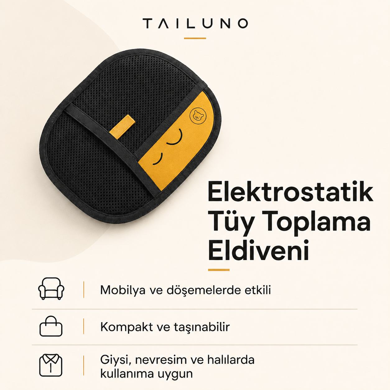 WrenPaw Sweep — Yeniden Kullanılabilir Tüy Toplama Eldiveni