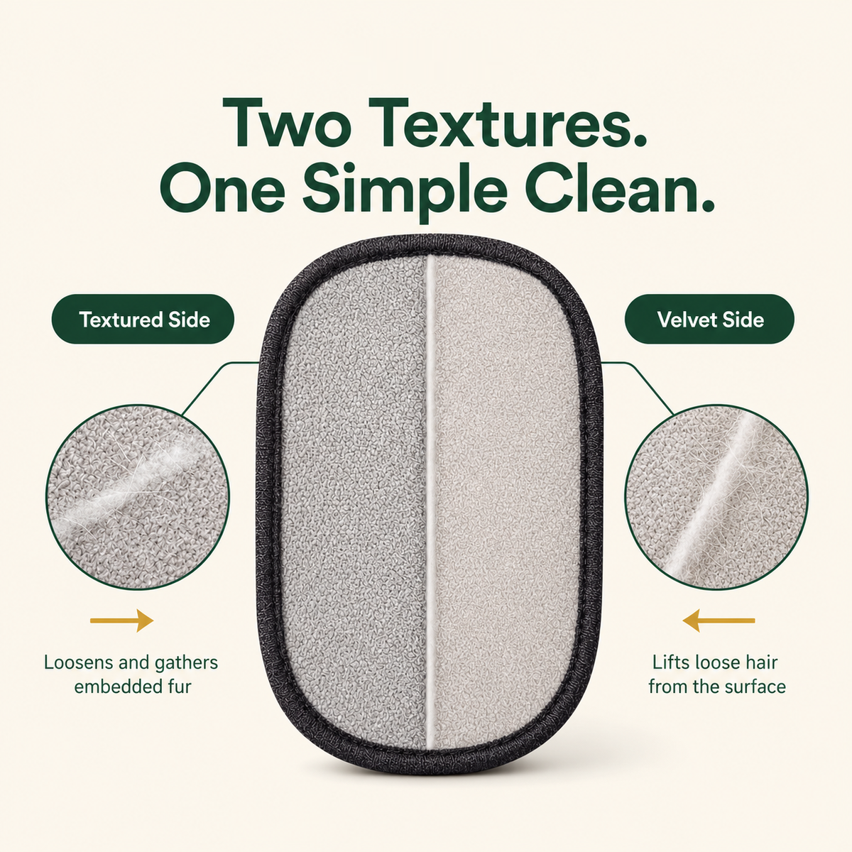Tailuno Pet Hair Removal Mitt